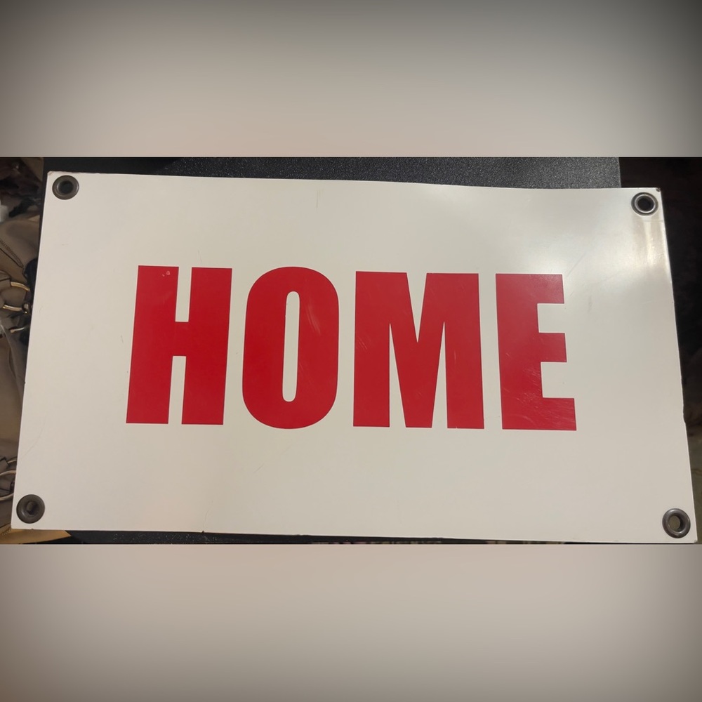 Home Sign For Baseball Sports Or Games